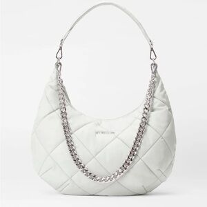 MZ Wallace Madison shoulder bag in Frost